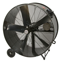 Heavy-Duty Fixed Belt Drive Drum Fan, Industrial, 2 Speed, 42" Diameter Sidevic Inc.