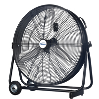 Ventilateur l&eacute;ger mince &agrave; entraînement direct pour usage industriel, Industriel, 3 vitesses, Diam&egrave;tre de 24" Sidevic Inc.