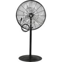 Waterproof Motor Misting & Oscillating Pedestal Fan, Heavy-Duty, 3 Speed, 30" Diameter Sidevic Inc.