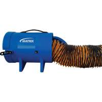 8" Air Blower with 15' Ducting & Canister, 1/4 HP, 816 CFM Sidevic Inc.