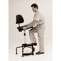 Industrial Stool, Stationary, Adjustable Height, 250 lbs. Capacity Sidevic Inc.