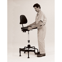Industrial Stool, Stationary, Adjustable Height, 250 lbs. Capacity Sidevic Inc.