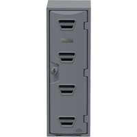 Locker, 12" x 15" x 36", Grey, Assembled Sidevic Inc.