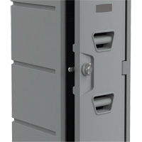 Locker, 12" x 15" x 36", Grey, Assembled Sidevic Inc.