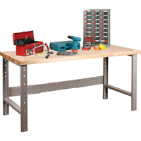 Pre-Designed Workbench, Top & Legs Only, 2500 lbs. Cap., 72" W x 30" D, 34" H Sidevic Inc.