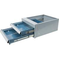 Double-Drawer Workbench, Steel, 18" W x 21" D x 9" H Sidevic Inc.