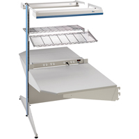 Arlink Preconfigured Workstation, 36" W x 56" D x 84" H, Double Sided Corner Add-On Sidevic Inc.