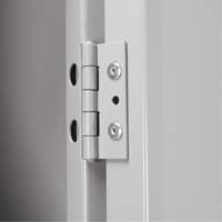Clean Line Lockerette, 6 -tier, Bank of 4, 48" x 18" x 82", Steel, Charcoal, Rivet (Assembled) Sidevic Inc.