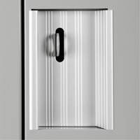 Clean Line Lockerette, 6 -tier, Bank of 4, 48" x 18" x 82", Steel, Charcoal, Rivet (Assembled) Sidevic Inc.