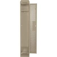 Casiers Clean Line, 12" x 15" x 82", Acier, Beige, Rivet (assembl&eacute;), Perfor&eacute; Sidevic Inc.
