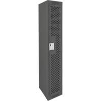 Casiers Clean Line, 12" x 15" x 72", Acier, Charbon, Rivet (assembl&eacute;), Perfor&eacute; Sidevic Inc.