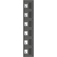 Petits casiers &eacute;conomiques assembl&eacute;s et perfor&eacute;s Clean Line, 6 niveaux, 18" x 72" x 12", Acier Sidevic Inc.