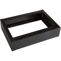 All-Welded Concorde - Heavy-Duty Lockers Recessed Base, 1 Banks, 4" H x 12" W x 17" D, Black, Steel Sidevic Inc.