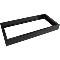 Base encastr&eacute;e pour casiers robustes enti&egrave;rement soud&eacute;e Concorde, 3 Blocs, 4" lo x 36" la x 17" p, Noir, Acier Sidevic Inc.