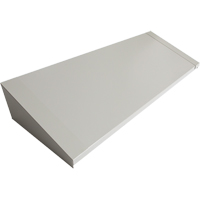 All-Welded Concorde - Heavy-Duty Lockers Sloping Top, 4 Bank, 18" D x 48" W x 6" H, Grey, Steel Sidevic Inc.