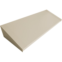 All-Welded Concorde - Heavy-Duty Lockers Sloping Top, 4 Bank, 18" D x 48" W x 6" H, Beige, Steel Sidevic Inc.