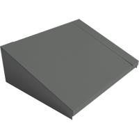 Dessus inclin&eacute; pour casiers robustes enti&egrave;rement soud&eacute; Concorde, Bloc de 2, 18" p x 24" la x 6" ha, Acier Sidevic Inc.