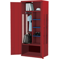 Casier de luxe pour &eacute;quipement, Acier, 36" la x 24" p x 72" h, Rouge Sidevic Inc.