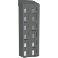 Casiers robustes Concorde, 6 niveaux, Bloc de 2, 24" x 18" x 78", Acier, Charbon, Soud&eacute; (assembl&eacute;) Sidevic Inc.