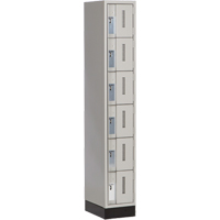 Casiers robustes Concorde, 6 niveaux, 12" x 18" x 76", Acier, Gris, Soud&eacute; (assembl&eacute;) Sidevic Inc.