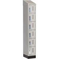 Casiers robustes Concorde, 6 niveaux, 12" x 18" x 82", Acier, Gris, Soud&eacute; (assembl&eacute;) Sidevic Inc.
