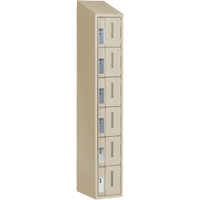 Casiers robustes Concorde, 6 niveaux, 12" x 18" x 78", Acier, Beige, Soud&eacute; (assembl&eacute;) Sidevic Inc.