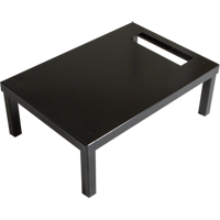Base autoportante pour casiers robustes enti&egrave;rement soud&eacute;e Concorde, 4 Blocs, 6" lo x 48" la x 18" p, Noir, Acier Sidevic Inc.