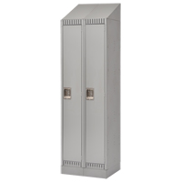 Casiers, Bloc de 2, 24" x 18" x 86", Acier, Gris, D&eacute;mont&eacute; Sidevic Inc.