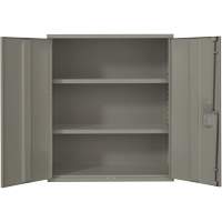 Armoire de rangement Lo-Boy, Acier, 2 Tablettes, 40" h x 36" la x 18" P, Gris Sidevic Inc.