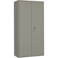 Armoire garde-robe, Acier, 36" la x 18" p x 72" h, Gris Sidevic Inc.