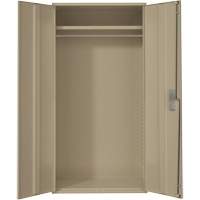 Armoire garde-robe, Acier, 36" la x 18" p x 72" h, Beige Sidevic Inc.
