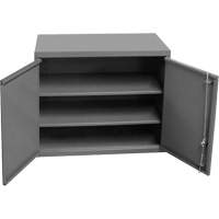 Armoire murale, 27" h x 13-11/16" la x 35-7/8" p, 2 tablettes, Acier, Gris Sidevic Inc.