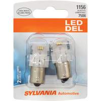 1156 Mini-ampoule automobile, DEL, 12,8 W/2,3 W, Blanc Sidevic Inc.