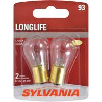 Mini ampoule automobile longue dur&eacute;e mod&egrave;le 93, Incandescente, 13,3 W Sidevic Inc.