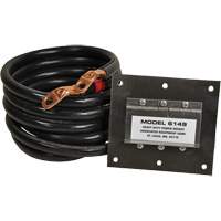Panneau de douille polaris&eacute;e robuste en acier inoxydable &agrave; brancher, 1 AWG, C&acirc;ble 5' Sidevic Inc.