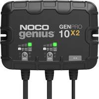 Chargeur de batterie embarqu&eacute; &agrave; 2 sorties de 20 amp&egrave;res GenPro10X2 Genius Sidevic Inc.