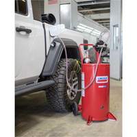 25-Gallon Steel Fuel Caddy with 2-Way Rotary Pump Sidevic Inc.