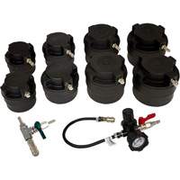 10-Piece HD Turbo Air System Test Kit with Smoke Adapter Sidevic Inc.