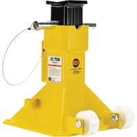 EZ-Wheel Jack Stand, Locking Pin, 22 Tons Capacity, 13-1/2" - 20" H Sidevic Inc.