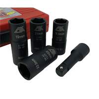 Flip Socket Kit, 5 Pieces, 1/2" Drive Size Sidevic Inc.