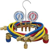 Automotive Manifold Gauge Set with Economy Couplers & Tank Adapter Sidevic Inc.