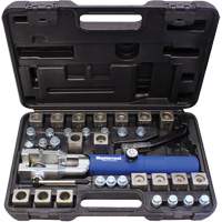 Jeu d'outils &agrave; &eacute;vaser hydraulique universel avec manche bleu & jeu d'adaptateurs Sidevic Inc.