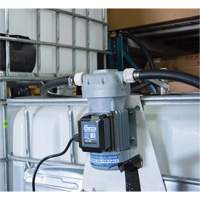 Pompe de transfert de fluide d'&eacute;chappement diesel (DEF) 115 V CA avec support pour cuve GRV et pistolet Sidevic Inc.