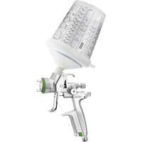 Pistolet de peinture de premi&egrave;re qualit&eacute; 4400?B HVLP?1,0 SR avec godet RPS 0,3?L, pour les retouches de finitions automobiles, Entr&eacute;e d'air 1/4" NPT, 4,24 pi³/min, Capacit&eacute; 0,3 L, 0,14 psi Sidevic Inc.