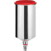 Gobelet r&eacute;utilisable en aluminium 1,0?L avec raccord QCC, sans filetage fin Sidevic Inc.