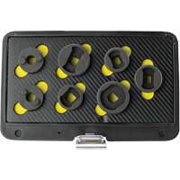 Threaded Leaf Spring Shackle Pin Remover & Installation Master Set, 7 Pieces, 1/2" Drive Size Sidevic Inc.