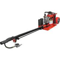 Low Height Floor Jack, 20 Ton(s) Capacity, 8-5/8" Lowered, 22-3/4" Raised, Air Hydraulic Sidevic Inc.