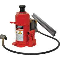 Cric-bouteille hydraulique de hauteur standard, 12 tonne(s), Air comprim&eacute;/hydraulique, 19-3/4" Hauteur &eacute;lev&eacute;e Sidevic Inc.