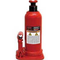 Bottle Jack with Gauge Hole, 12.5 Ton(s), 18-89/100" Raised Height Sidevic Inc.