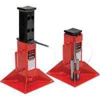Jack Stand, Locking Pin, 25 tons Capacity, 12" - 20" H Sidevic Inc.